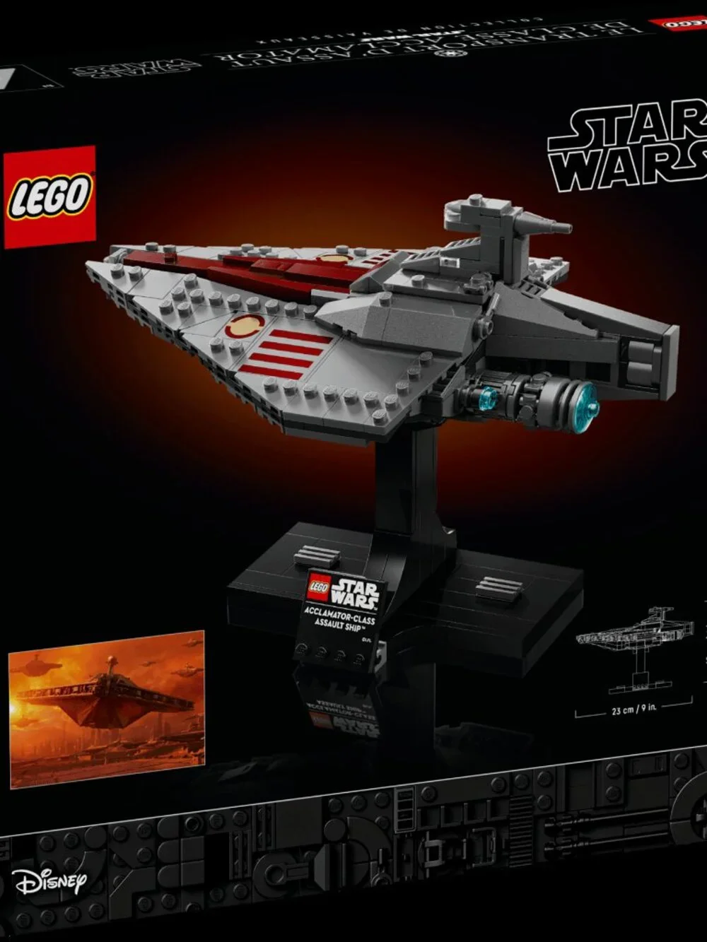 New & Sealed Lego Star Wars Acclamator Class Assault Ship Retired Set 75404